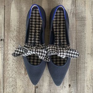 Ink Gingham Mary Janes